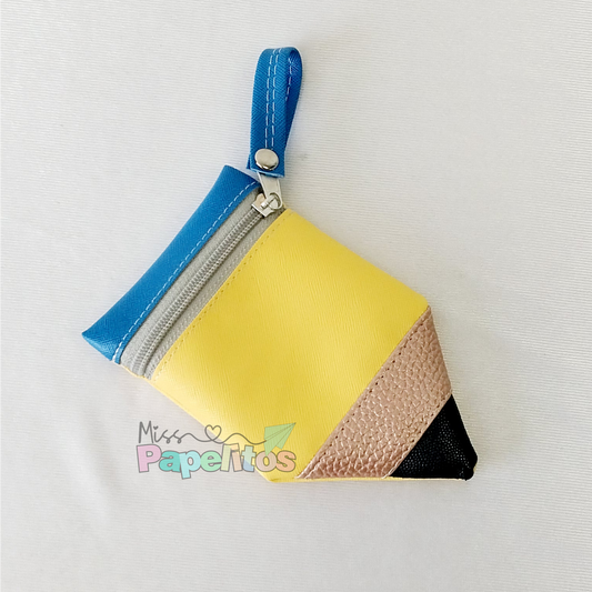 Monedero Lápiz-Azul