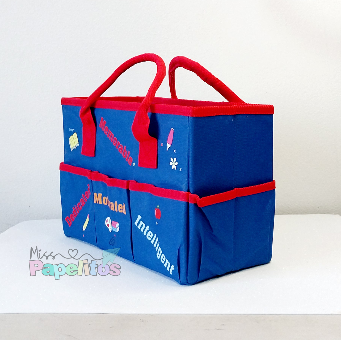 Organizador Maestra Azul rojo