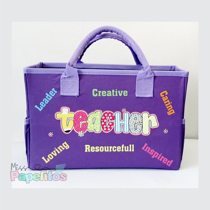 Organizador Teacher Morado