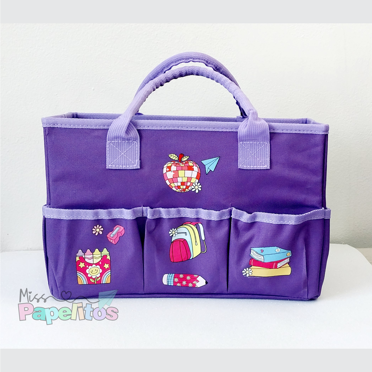 Organizador Maestra Morado